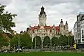 South-west view of Neues Rathaus (New Town Hall) Leipzig