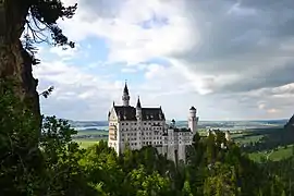 Neuschwanstein Castle,Bavaria, GermanyBaron Bomburst's castle (exterior)