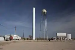 Water towers and other public works.