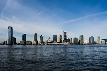 Skyscrapers in Jersey City, one of the most ethnically diverse cities in the world