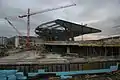 Building of the new stadium