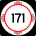 State Road 171 marker