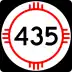 State Road 435 marker