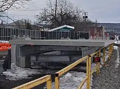 New platform under construction