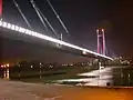 New Railway bridge during New Year eve night