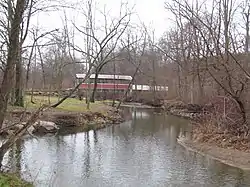 School Creek in New Tripoli, December 2012