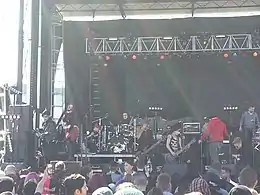 New Years Day performing in 2016