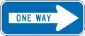 (R3-12) One-way traffic (pointing right)