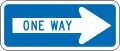 (R3-12) One-way traffic (pointing right)