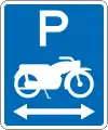 (R6-51.1) Motorcycle Parking (on both sides of this sign)