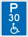 (R6-55.2) Disabled Parking: Time Limit