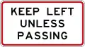 (R7-1) Keep Left Unless Passing