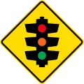 (W10-4) Traffic lights ahead (1987–2016)