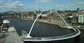 Millennium Bridge in Newcastle upon Tyne