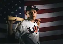 Nick Allen playing for Team USA at 2020 Summer Olympics