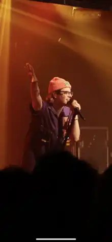 Nick Anderson at Toad's Place touring for The Wrecks' album Sonder, 2022