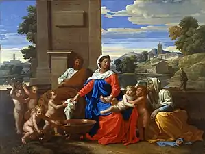 Nicolas Poussin, Holy Family, 1645-1650