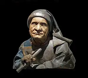 Bust (ca. 1500) by Nikolaus Hagenauer, probably from the former main altar of the cathedral