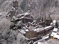 The Niederburg in winter