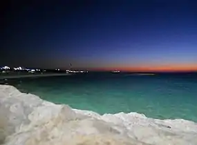 Night view from Marina