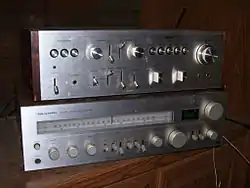 Realistic STA-240 receiver with a Nikko TRM-800 amplifier