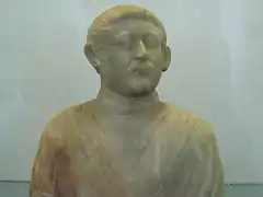 Sasanian marble bust. National Museum of Iran, Tehran.