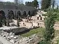 Conserved Roman ruins which now work as bars