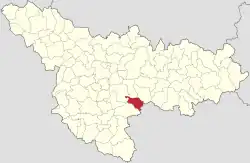 Location in Timiș County