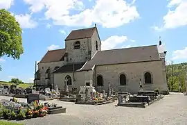 The church in Noncourt-sur-le-Rongeant