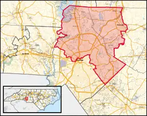 District boundaries from 2023 to 2025