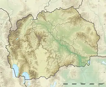 North Macedonia is located in North Macedonia