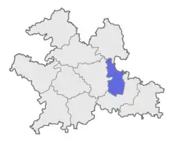 Location of North Solapur Taluka in Solapur District