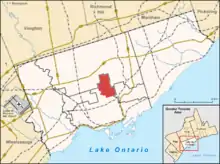 Location of North Toronto in Toronto