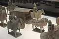 Armoured horses dating back to the Northern Wei period.