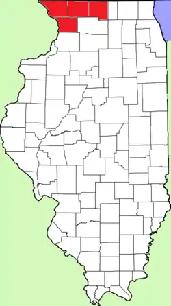 The Northwestern Illinois Conference within Illinois