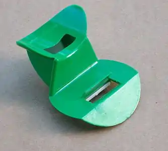 Commercially manufactured nose whistle made in Germany
