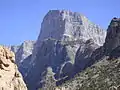 Notch Peak, from the canyon below the notch.