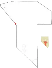Tonopah, Nevada, is located in the Tonopah Basin near the Nye County border.