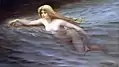 A naiad painted by Luis Ricardo Falero (1892)