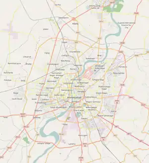 Ahmedabad is located in Ahmedabad