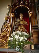 Icon of Baylon in altar