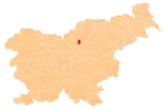 The location of the Municipality of Rečica ob Savinji