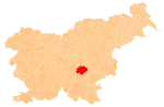 The location of the Municipality of Trebnje