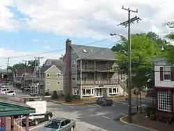 Mill Street, the center of Occoquan's historic and commercial district