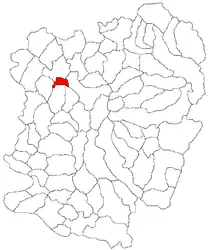 Location in Caraș-Severin County