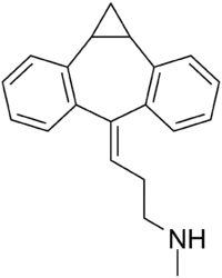 Chemical structure of Octriptyline