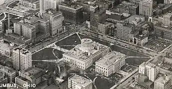 Capitol Square facing northwest, 1936