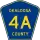 County Road 4A marker