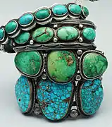 Navajo bracelets with turquoise
