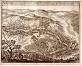 Copper engraving of the Battle of Jankov.
